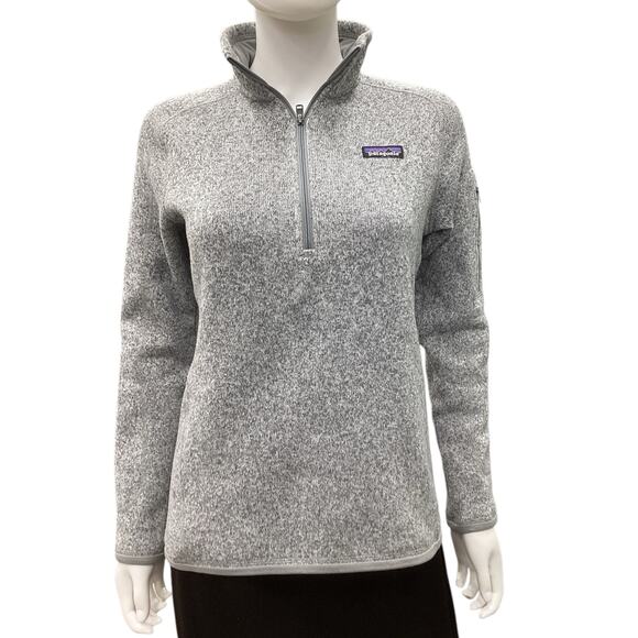 Patagonia Women’s 1/4 Zipper Pullover Gray Size Small - Picture 1 of 5
